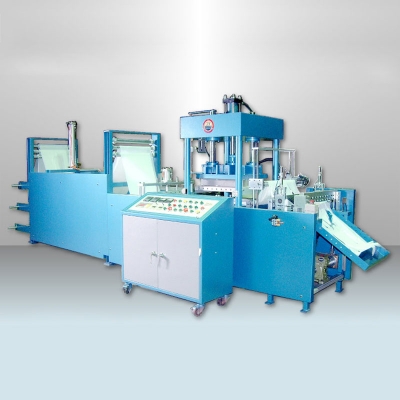 Auto Servo Positioning PU Gloves Pressing Cutting Machine